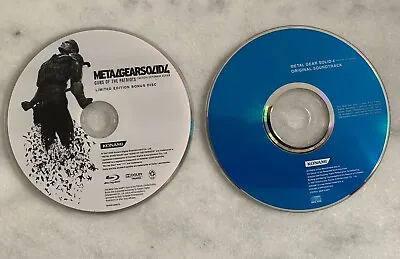 Metal Gear Solid 4 PS3 Limited Edition Bonus Blu-ray + CD Soundtrack No Case • $15.34