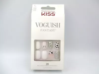 Kiss FV24X Cow Print Voguish Fantasy Super Adhesive Press-on Nails - 28 Pack  • $10.95