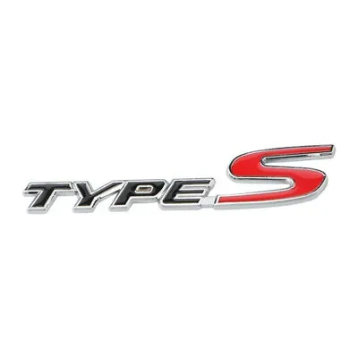 TYPE S Logo Car Door Fender Rear Trunk Lid Emblem Badge For TL TLX TSX RSX CL • $9.97