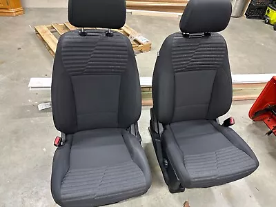 💥 Oem 2021 - 2023 Ford F-150 Stx Black Gray Cloth Seats Set Front & Rear • $1000
