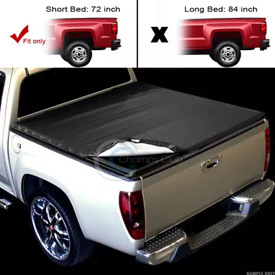 Fits 82-93 Chevy S10/GMC S15 Sonoma Fleetside 6' Short Bed Snap-On Tonneau Cover • $137.95