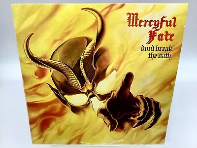 MERCYFUL FATE DON’T BREAK THE OATH COMBAT 1984 CAMO LABELS NO BARCODE NM+ Vinyl • $89.98