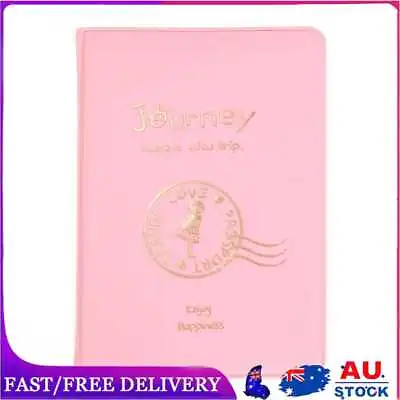 $8.79 • Buy Fashion Passport Bag Colorful Passport Holder Cover For Women Men (Pink)