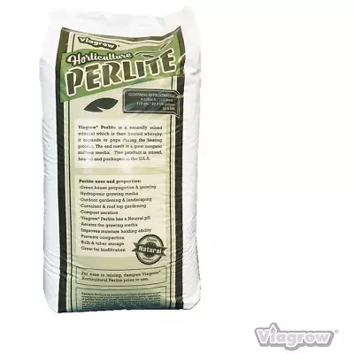 Viagrow 4 Cu. Ft. Perlite Gardening Greenhouse Growing Compost Aeration • $51.26