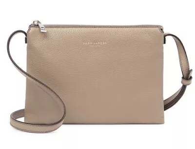 Marc Jacobs Small Leather Crossbody Bag In Mink NEW W/ Tags • $127.49