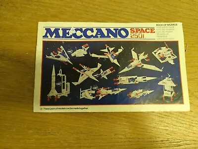 1979 Meccano Space 2501 Book Of Models • £12
