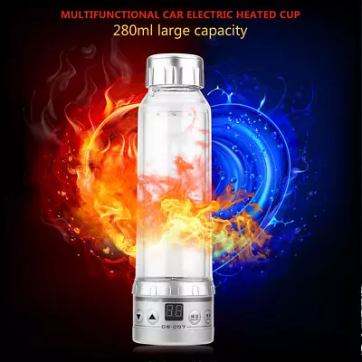 12V 24V Car Electric Kettle Auto Travel Heated Cup Water Heater Heating Bottle • £33.04