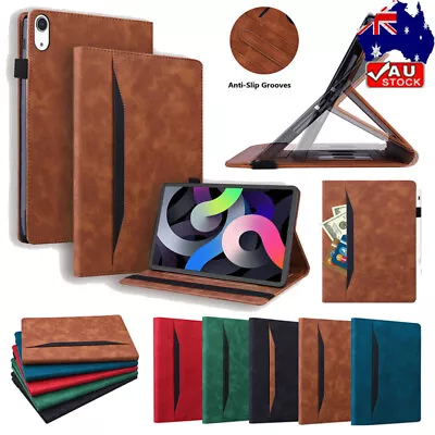 Smart Leather Wallet Case Shockproof Cover For IPad 5th 6th 7th 8th 9th 10th Gen • $10.39