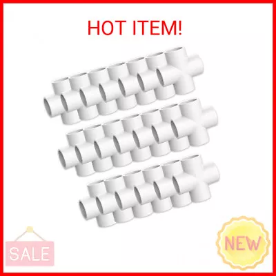 20PCS 4 Way Cross PVC Fittings 1/2Inch Heavy Duty PVC Pipe Fitting PVC Furnitur • $28.89