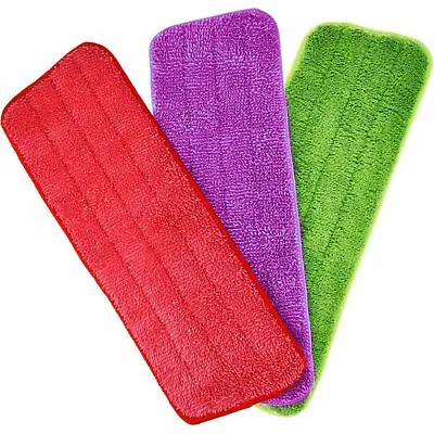 New Replacement Mop Microfibre Washable Refill Dust Floor Cloth Cleaning Pads UK • £1.99