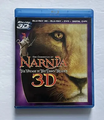 THE CHRONICLES OF NARNIA THE VOYAGE OF THE DAWN TREADER 3D BLU RAY - 4 Disc Set • $7.99