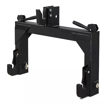 3-Point Quick Hitch Adapter Attach Fit Category Cat 1 Cat 2 Tractor 3000lb Black • $148.35