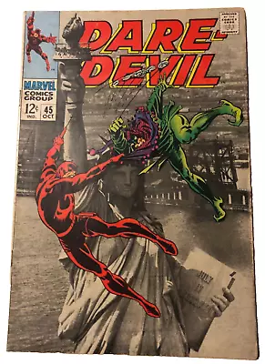 Marvel Comic Book #45 Daredevil  October 1968 Vintage Original • $14.40