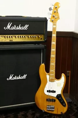 1990's Made Fender Japan '75 Reissue Jazz Bass JB75-US ASH Natural Made In Japan • $998