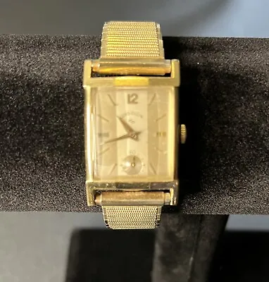 Vintage 14k Yellow Gold Filled Wind Up Lord Elgin Watch • $99.99