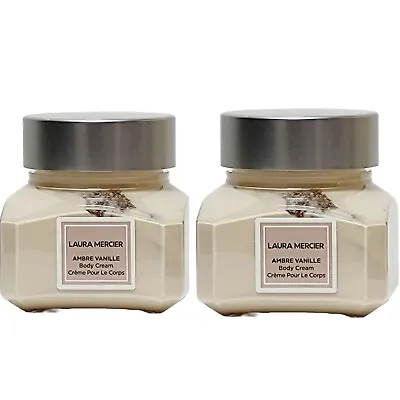 2 X Laura Mercier Body & Bath Ambre Vanille Body Cream 60g # Travel Size • £49.99