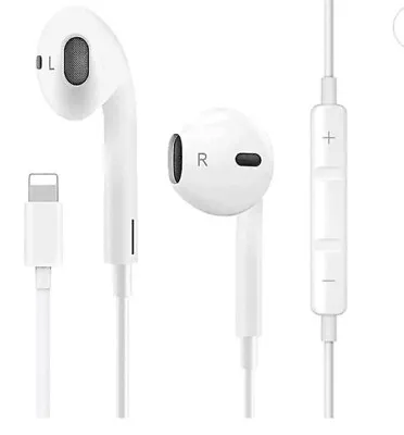 £4.50 • Buy Earphones For Apple IPhone 6 6s Plus 5s IPad Headphones Handsfree With Mic 3.5MM