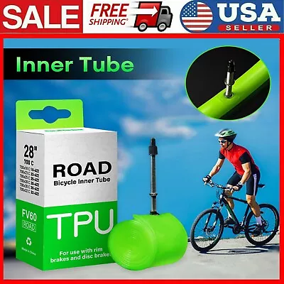 Ultralight Bicycle TPU Inner Tube 700C 18/32C Road Bike 60mm/80mm FAST • $15.50