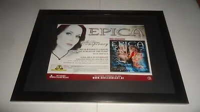 EPICA The Divine Conspiracy-framed Original Advert • $21.12