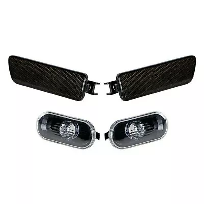 For 99-05 VW Golf Jetta MK4 Side Marker + Front Bumper Turn Signal Lights Cover • $14.98