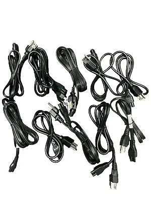 10 Pieces 3 Prong Power Cord NEMA 5-15P To IEC320 C5 18AWG For Laptop/LED TV UL • $16.95