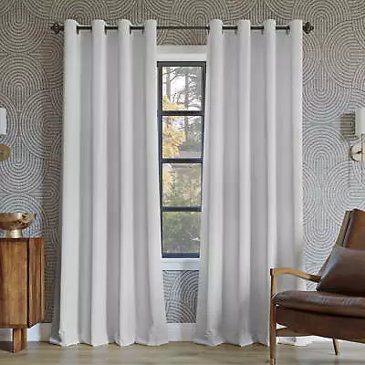 Oslo Theater Grade 100% Blackout Grommet Curtain Panel 52 X120  Pearl • $20.04