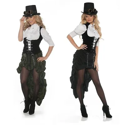 Steampunk Costume Female Adult Fancy Dress • $34.65