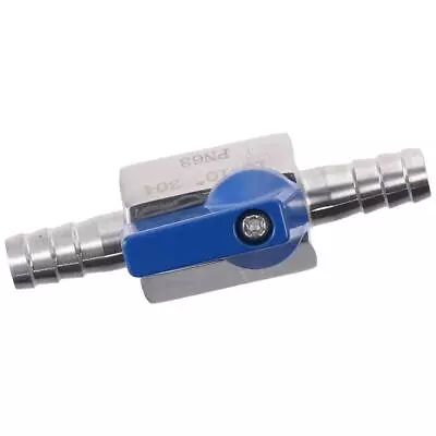 3/8  Barb Ball Valve 304 Stainless Steel Shut-Off Valves  Water Gas Fuel • $14.17