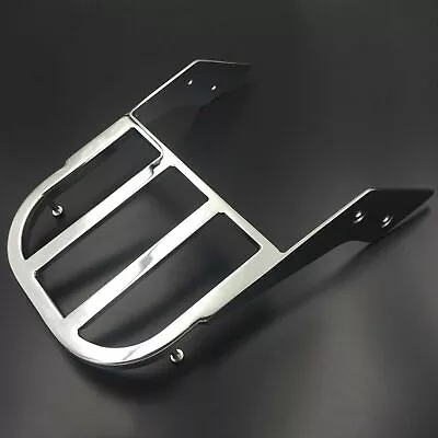 $61.95 • Buy Motorcycle Chrome Rear Sissy Bar Luggage Rack For 2000-2009 Yamaha V-Star 1100