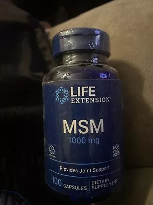 Life Extension  MSM 1000 Mg Joint Health Support Muscle 100 Caps • $8.99