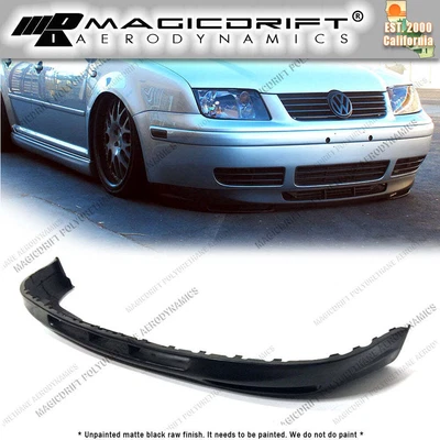 $140.15 • Buy For 99-05 Volkswagen VW Jetta MK4 GLI Style Front Bumper Lip Body Kit VIP DTM