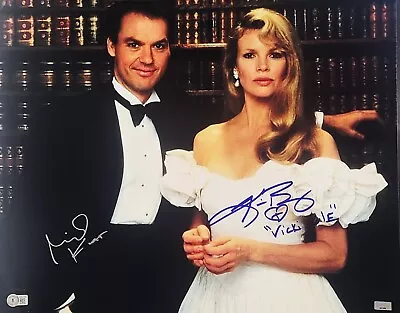 MICHAEL KEATON  Batman  & KIM BASINGER  Vicki Vale  Signed Auto 16x20 Photo BAS • $1359.15