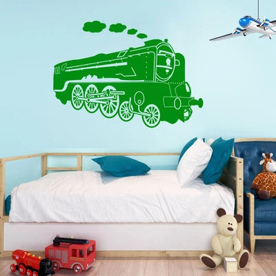 £10.27 • Buy Loughborough Steam Engine Train Railway Transport Kids Vinyl Wall Sticker A85