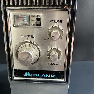 Midland CB Transceiver Model 13-795 Solid State 5 Watt 1973  Untested. • $35