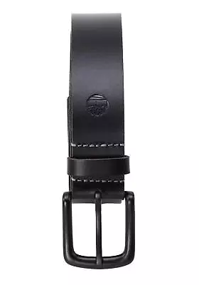 Timberland Men's 38MM Genuine Leather Belt With Black Metal Buckle • $19.99