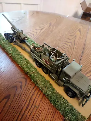 Models Of An M923 5 Ton Truck Towing An M1A1 155 Mm  Long Tom  Howitzer • $150