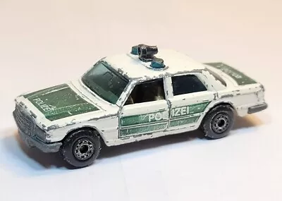 Matchbox White Polizei Mercedes 450 Sel Mb56-c14 Loose England • $4.98