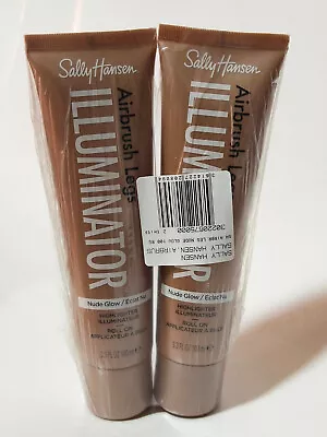 2 X Sally Hansen Airbrush Legs Illuminator Nude Glow 100ml • £10.99