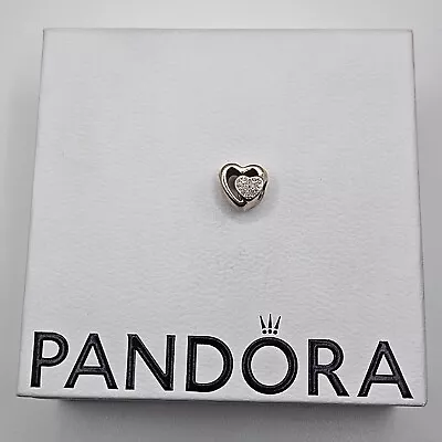 Genuine Pandora Rose Gold Joined Together PavenHeart Charm ALE R #781806CZ *WORN • £20