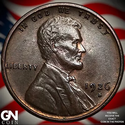1926 S Lincoln Cent Wheat Penny X8042 • $188