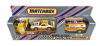 Matchbox Team Convoy Pepsi Racing Transporter And Van ~ 1984 Die Cast • $49.95