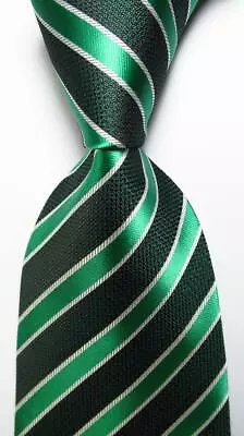 New Classic Ties Striped JACQUARD WOVEN 100% Silk Men's Tie Necktie • $8.69