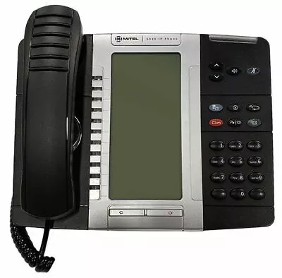 Mitel 50005804 5330 IP Backlit Telephone Set (Black/Refurbished) • $44.99