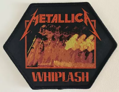 Metallica WHIPLASH Licensed Woven Patch Sew On Heavy Thrash Metal Kill Em All • $31.54