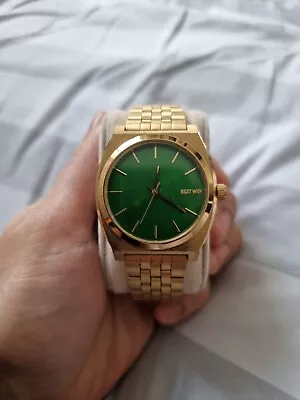 £19.99 • Buy BESTWIN! NIXON TIMETELLER HOMAGE Tribute  GOLD GREEN