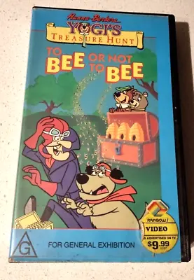 Yogi's Treasure Hunt VHS Pal 1985 Small Box Hanna-Barbera Home Video • $10.79