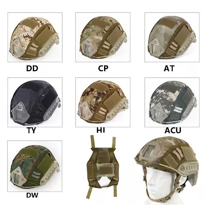 Helmet Cover Airsoft Paintball Tactical Military Gear Combat Fast Helmet Cover • £10.99