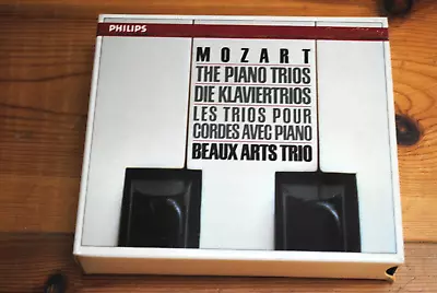 Mozart: Die Klaviertrios - Beaux Arts Trio - Philips 3 CDs PDO • £1.28