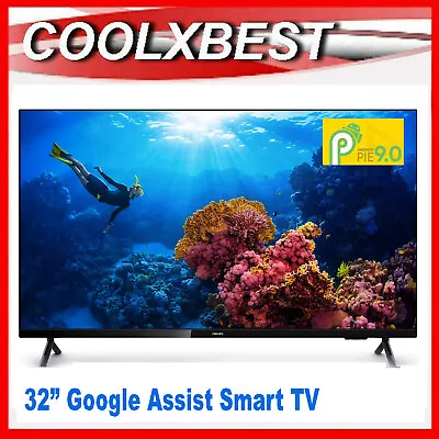 Philips 32  Borderless Led Android Google Assist Smart Digital Tv Hd Rfb • $188.98