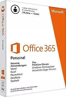 Microsoft Office 365 Personal - 1 PC/MAC - 1 Jahre... | Software | Condition New • £39.54
